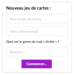 Obtenir un lien